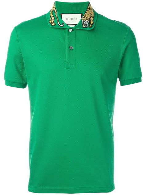 gucci polo t shirt green